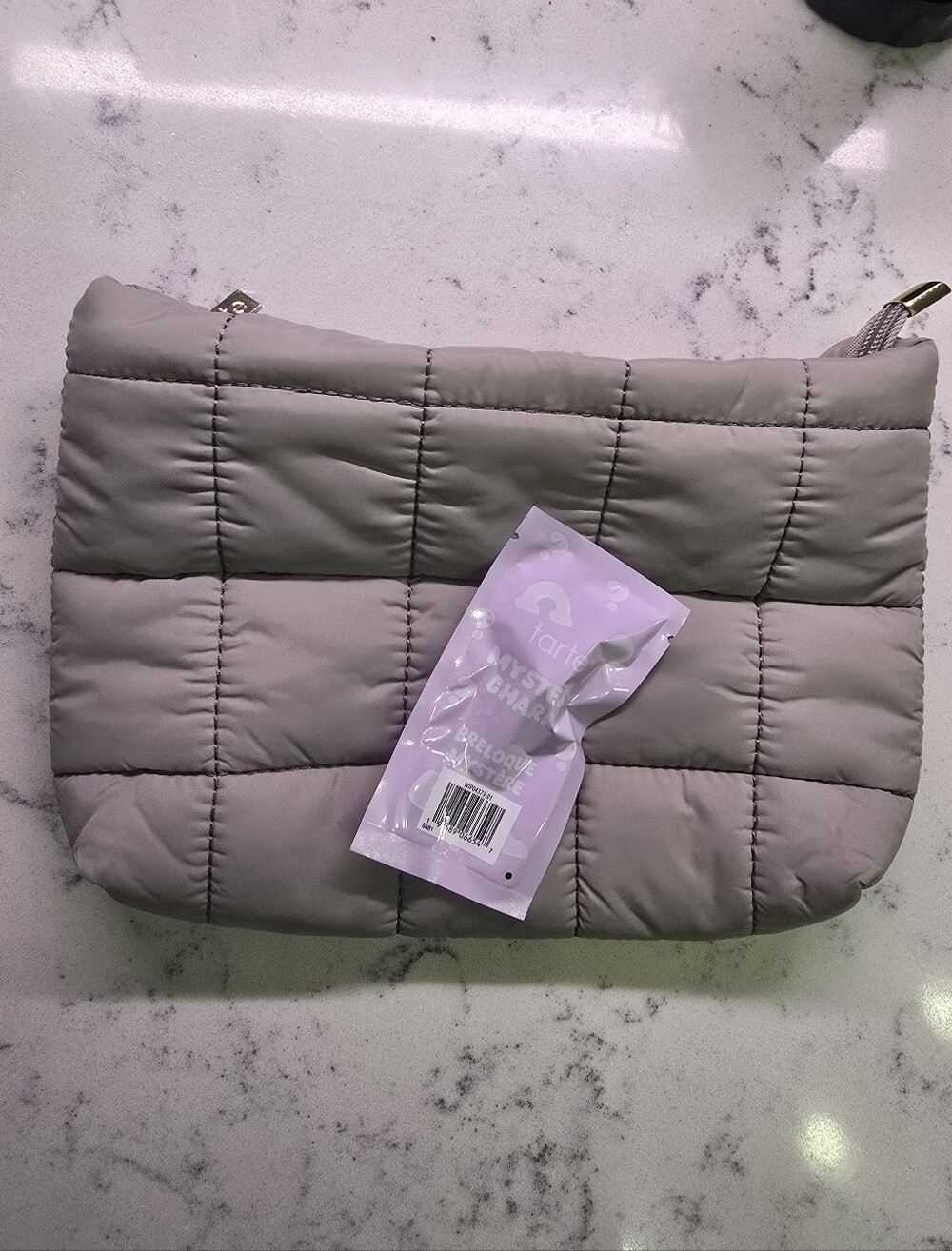 Tarte Puffy Makeup Bag w/Mystery Charm